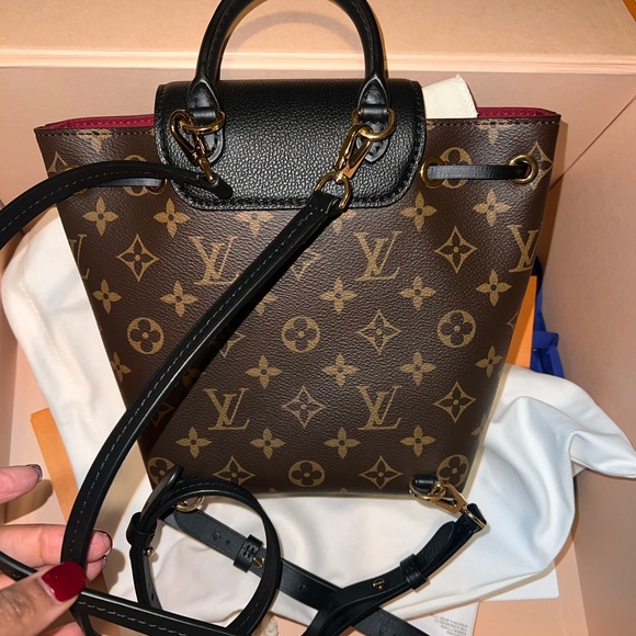 LOUIS VUITTON
Montsouris BB Monogram Canvas Backpack Black - Picture 4 of 10